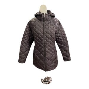 The North Face Transit Quilted Gray Jacket with 550 Goose Down size M